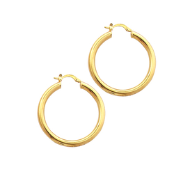 Créoles en plaqué or