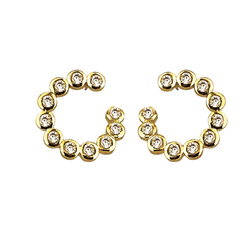 Boucle d'oreilles plaqué or...