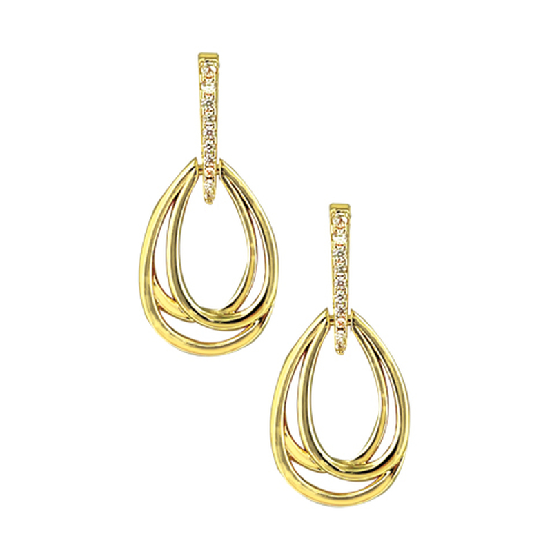 Boucles d'oreilles et oxyde de zirconium