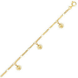 Chaine cheville plaqué or...