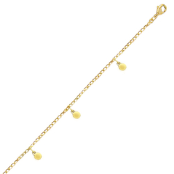 Chaine cheville plaqué or...