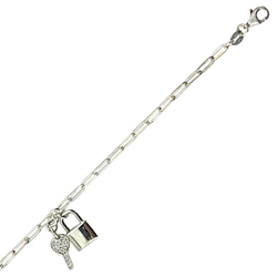 Bracelet argent cadenas...