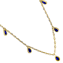 Collier pampilles plaqué or...