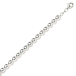 Bracelet boules argent en 19cm