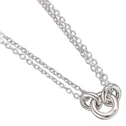 Collier double 3 anneaux...