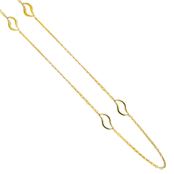 Sautoir avec motifs en...