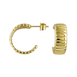Boucles d'oreilles plaqué or