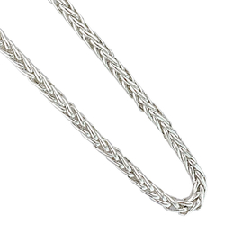 Collier palmier argent en 49cm