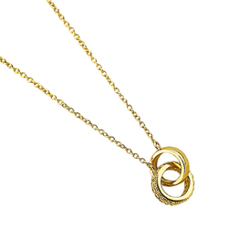 Collier plaqué or et oxyde...