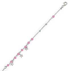 Chaine cheville argent et...