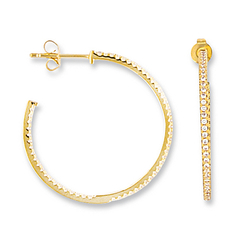 Créole plaqué or et oxyde...