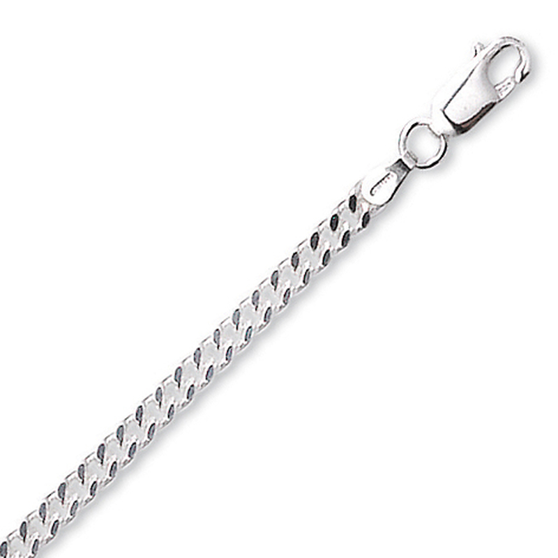 Chaine gourmette argent