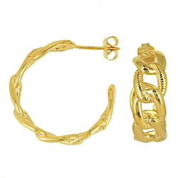 Créole maille plaqué or