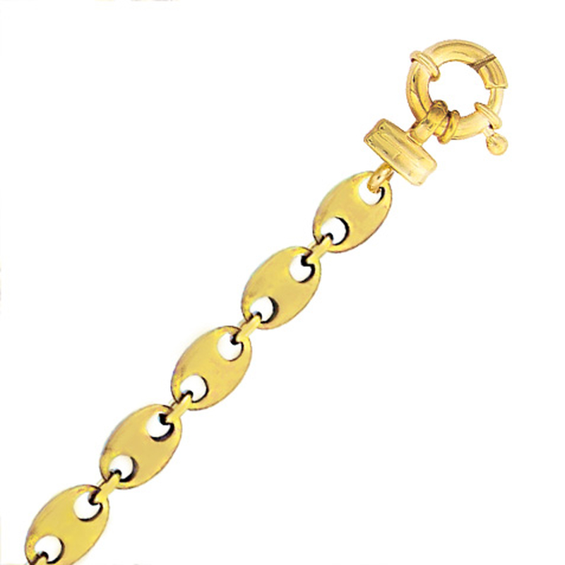 Bracelet grain de café plaqué o