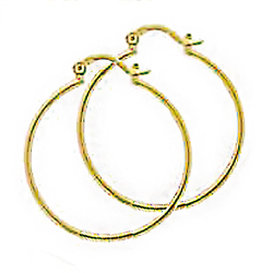 Créole fil plaqué or