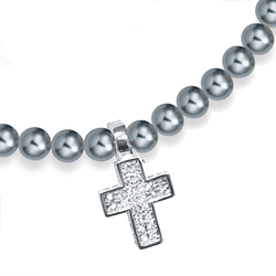 Collier perles d'imitation...