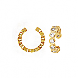 Bague d'oreilles plaqué or