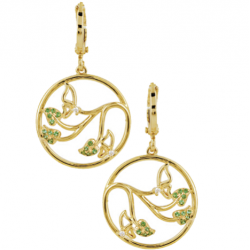 Boucle d'oreilles pendantes...