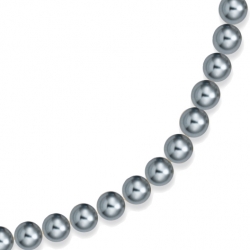 Bracelet en perles grises...