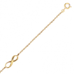 Bracelet infini plaqué o
