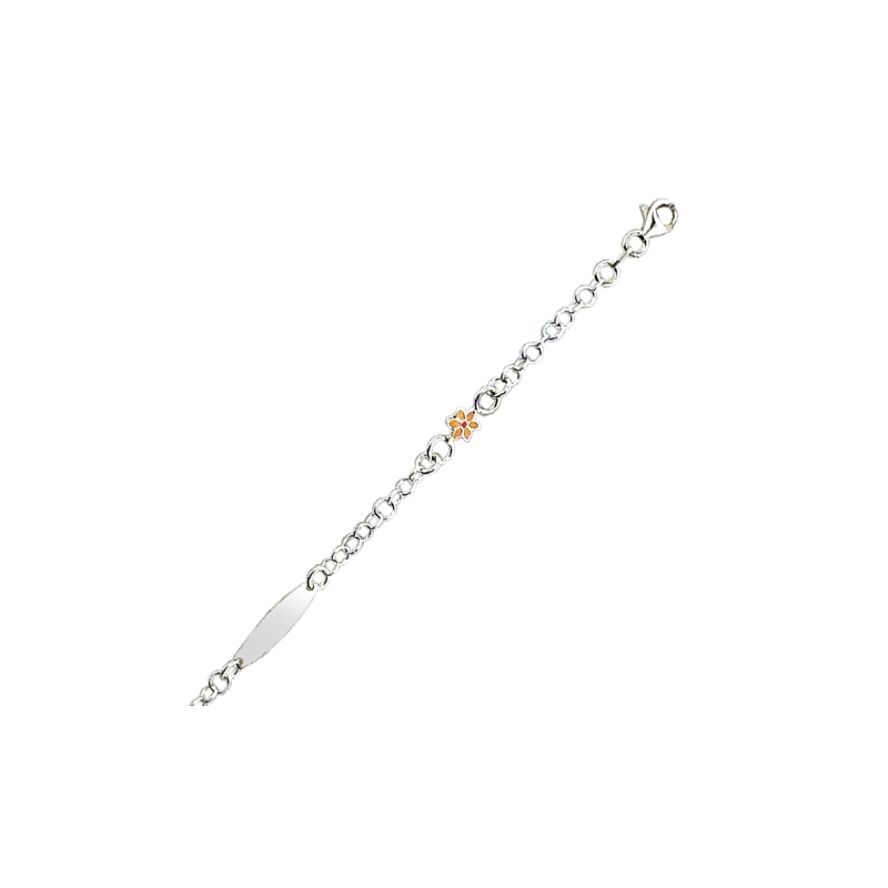 Bracelet argent et &eacute;mail de couleur