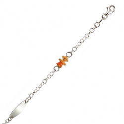 Bracelet argent et émail de...
