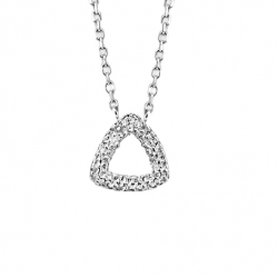 Collier argent et oxyde de...