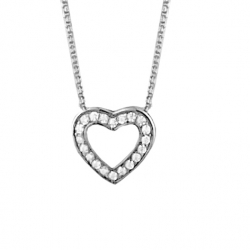 Collier argent et oxyde de...