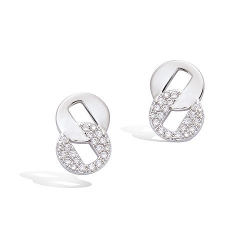 Boucle d'oreilles argent et...