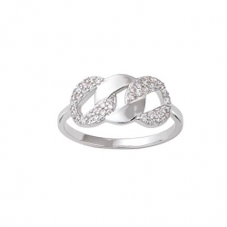 Bague argent et oxyde de...