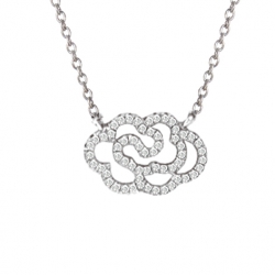Collier nuage argent