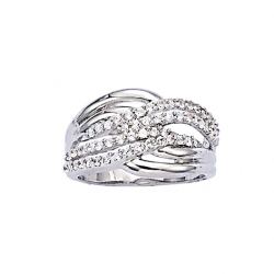 Bague argent et oxyde de...