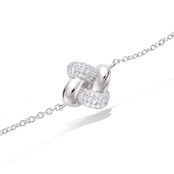 Bracelet argent et oxyde de...