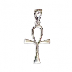 Pendentif croix de vie argent