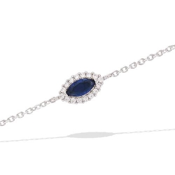 Bracelet argent et oxyde de...