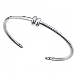 Bracelet rigide argent