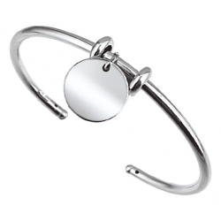 Bracelet jonc argent et...