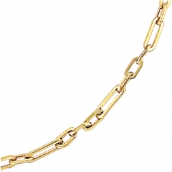 Collier en acier doré
