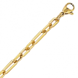 Bracelet en acier doré