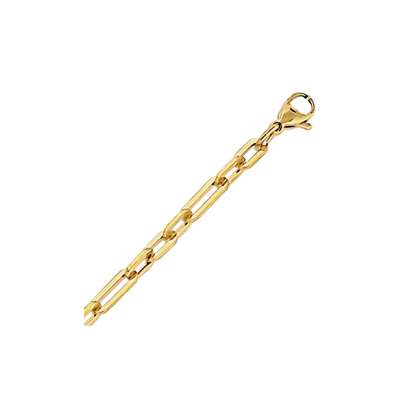 Bracelet en acier dor&eacute;