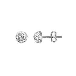 Boucle d'oreille demi boule...