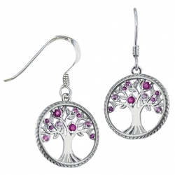 Boucle d'oreilles arbre de...