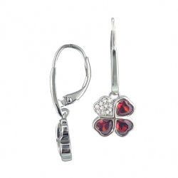 Boucle d'oreilles trèfle...