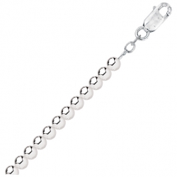 Bracelet argent boules de 5mm