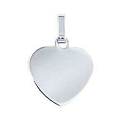 Pendentif cœur acier à graver
