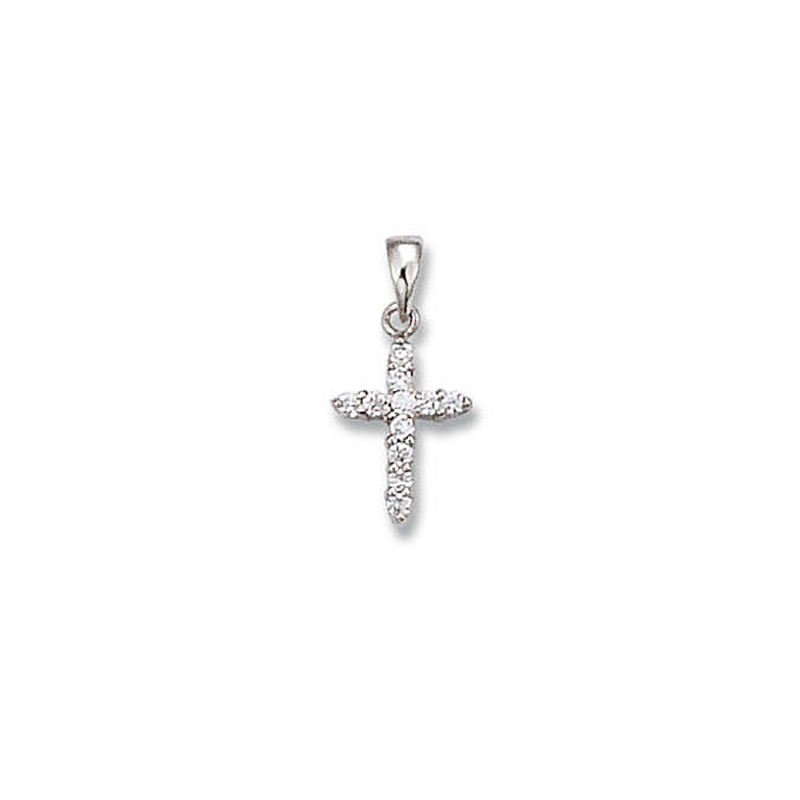 Croix Argent et oxyde blanc