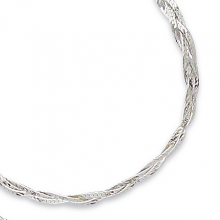 Collier argent  en 42 cm